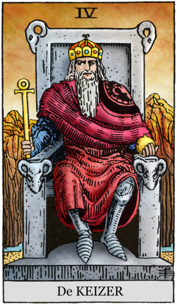 tarotkaart de keizer