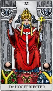 De-Hogepriester-tarotkaart